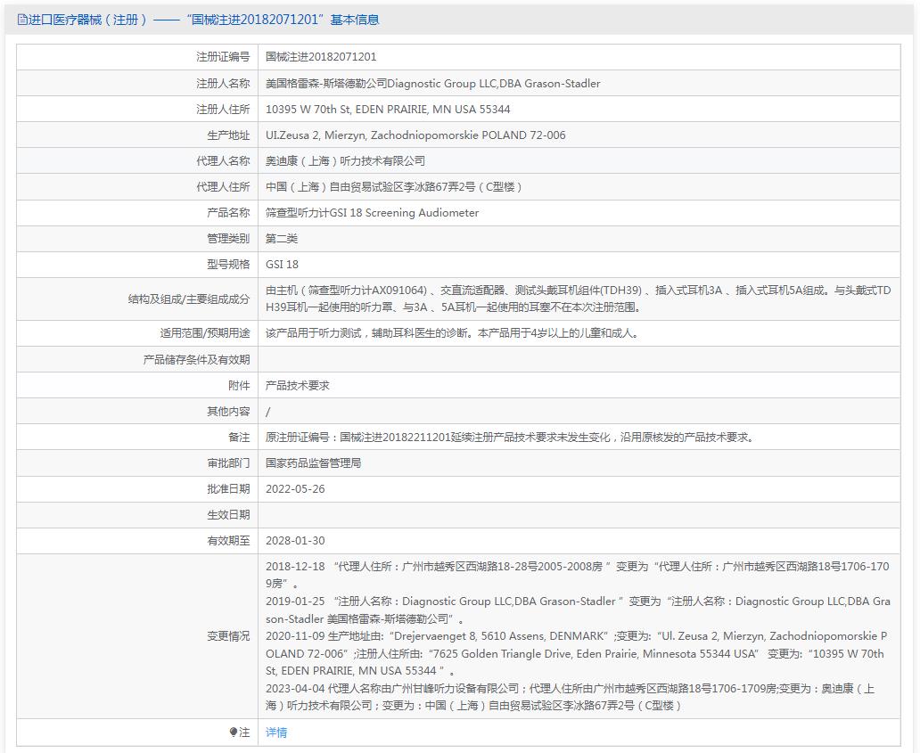 GSI AUDIO screener+耳声发射和听性脑干反应筛查仪GSI 18筛查型听力计