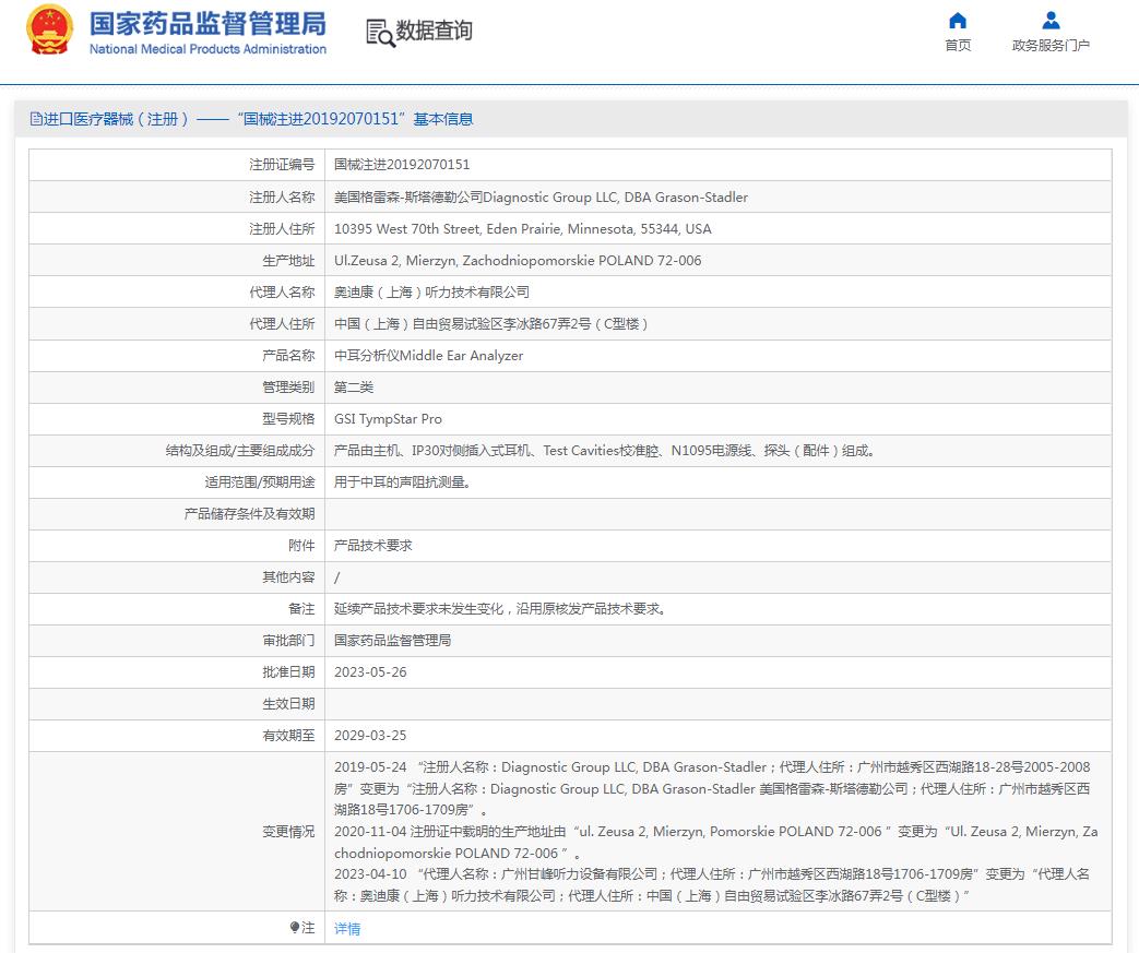 美国GSI TympStar Pro中耳分析仪Ⅱ型